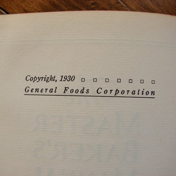 Vintage 1930 Cookbook The Master Baker's Manual Calumet Baking Powder Company - Picture 4 of 13